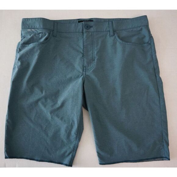 Nike SB 596358-359 Men's Sz 36 Teal Fremont Dri-FIT Stretch 5 Pocket Shorts - Picture 1 of 10